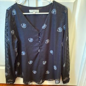 Womens Henley blouse